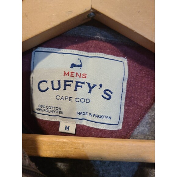 Cuffy's Cape Cod Men's 1/4 Zip Pullover Size Medium - Picture 3 of 4